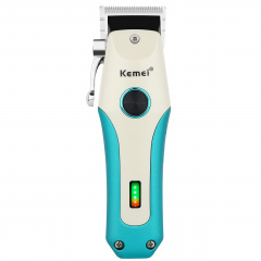 Машинка для стрижки волосся Kemei KM-2621 акумуляторна 5W White-Mint (3_03521) Доманівка