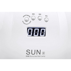 Гибридная маникюрная лампа SUN X UV+LED 54W White Мукачево