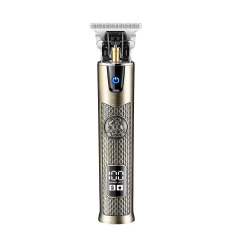 Триммер аккумуляторный для бороды и волос VGR V-983 с LED дисплеем Gold Киев