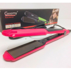 Плойка-утюжок гофре Geemy GM2977 50W 140-220 5 режимов Розовый Вишневе