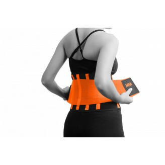 Пояс компрессионный MadMax MFA-277 Slimming belt Black/neon orange M