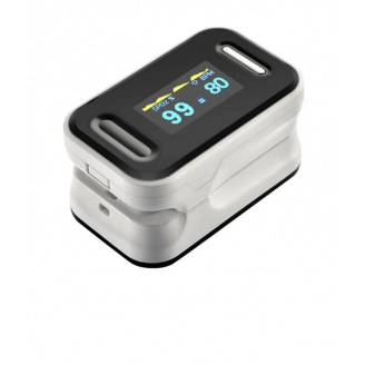 Пульсоксиметр на палец OYK-81C для изменения пульса и сатурации крови Pulse Oximeter White (MAS40389)