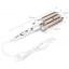 Плойка тройная Kemei JFQ-KM-1010 White/Gold (1756374681) Київ