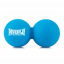 Массажный двойной мяч PowerPlay PP-4355 Silicone Lacrosse Peanut Ball 6.3х12.6 см Синий Мукачево