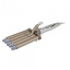 Плойка для завивки волос Geemy GM-2932 на пять волн 17мм 45W White-Gold (3_02993) Владимир-Волынский