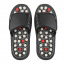Массажные рефлекторные тапочки RIAS Foot Reflex Black (3_02922) Слов'янськ