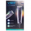 Машинка для стрижки волос VGR V-120 от сети 220В 8 насадок Silver-Black Калуш