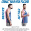 Корректор осанки плечевого отдела регулируемый Mine Posture Corrector One Size Серый (hub_ihchsh) Бердичев