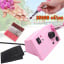 Машинка-фрезер для маникюра педикюра с педалью Beauty nail 8-1DM/211 30Ватт 35т об/мин для коррекции искусственных ногтей Розовая Черкаси