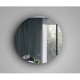 Зеркало с LED подсветкой Tobi Sho Токио круглое для ванной комнаты, спальни, прихожей, 700 мм