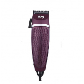Машинка для стрижки волос проводная с насадками DSP 90033 Пурпурная
