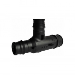 Тройник редукционный Heat-PEX d25x25x20 с суженным торцевым проходом (FET252520-P) Вишневе