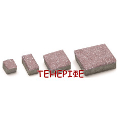 Тротуарная плитка бруківка Ф`южн 100х100 60мм квадрат 10х10 6см Хмельницький