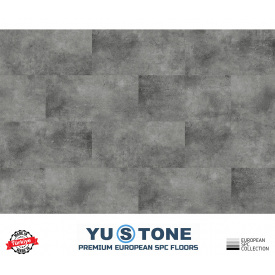 Напольные панели YU STONE керамокомпозит Avenzo Dark Concrete 305х915х5 мм