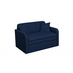 Диван малогабаритный Tobi Sho Юниор-1.1 раскладной мягкий велюр Magic Navy, 1280х800х800 мм Королёво