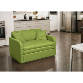 Диван раскладной Tobi Sho Юниор-1.2 мягкий для гостиной рогожка Salad/26, 1380х800х800 мм