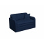 Диван малогабаритный Tobi Sho Юниор-1.1 раскладной мягкий велюр Magic Navy, 1280х800х800 мм Королёво