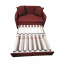 Диван малогабаритный Tobi Sho Юниор-1.1 раскладной мягкий велюр Magic Terracotta, 1280х800х800 мм Хмельник