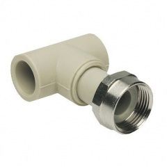 Трійник з гайкою Wavin Ekoplastik 20 мм 3/4" Кропивницький