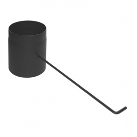 Шибер димохідний Darco Ø 200 мм чорна сталь 2 мм