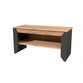 Тумба для взуття Натіво-7 (90х38х45 см, графіт + дуб крафт золотий)