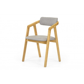 Стілець м'який Мавка (54х50х80 см, ясен натуральний + багама 46)