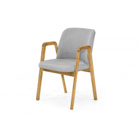 Стілець м'який Плай (54,5х58х80 см, ясен дуб + багама 46)