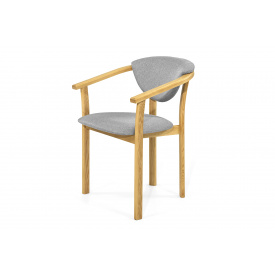 Стілець м'який Жайвір (58х60х77 см, ясен натуральний + багама 46)