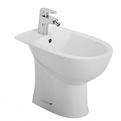 Биде напольное KOLO FREJA 400х355 овальное, белый (L75000000) Запоріжжя