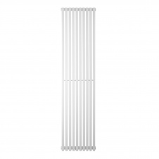 Дизайнерский вертикальный радиатор Betatherm Quantum 1 1800x405 белый матовый