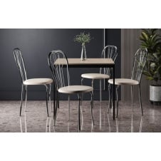 Кухонная мебель стол Турин и стулья Ванесса набор АМФ №1