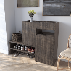 Тумба-підставка для взуття Tobi Sho Viola RS-4 з шухлядою та дверцятами, 1350х1017х400 мм Аруша Жмеринка