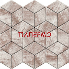 Тротуарная плитка бруківка Ромб 200х200 60мм Колор-Мікс 3D 20х20 6см Кропивницький