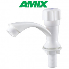 AMIX Mono-001-B White, кран для холодной воды, Белый Кропивницький