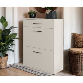 Тумба для взуття Tobi Sho Laura Т-207 з шухлядою в передпокій, 700х920х280 мм Білий