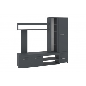 Набір у вітальню Symbio (196х42х180 см, антрацит)