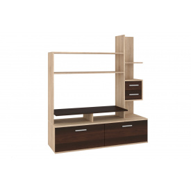 Набір у вітальню Verso (130х42х150 см, сонома + горіх)