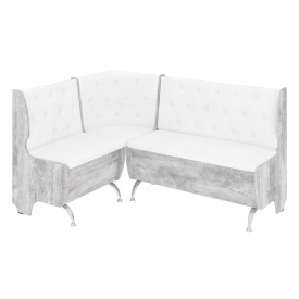 Кухонний куточок MeadowMeal-1 (Бетон + Білий, 150х110 см)