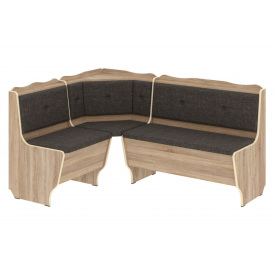 Кухонний куточок DineDream-1 (тканина, савана кава + сонома, 160х120 см)