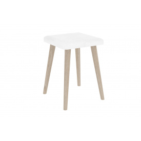 Табурет MealMeet (білий, 35х35х45 см)