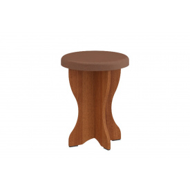 Табурет SnackSofa (коричневий + лісовий горіх, 35х35х45 см)