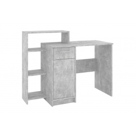 Стіл письмовий Esseto (116,6х48х75/92 см, бетон)