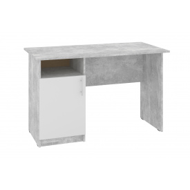 Стіл письмовий Structo (120х60х75 см, бетон + білий)