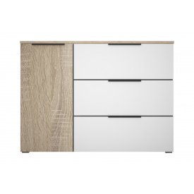 Комод ModaWave-1 (Дуб Сонома + Німфея Альба, 120х43х86 см)