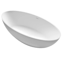 Ванна отдельностоящая Treesse Carezza 1700x800 овальная, белый матовый (V307BO) Львів