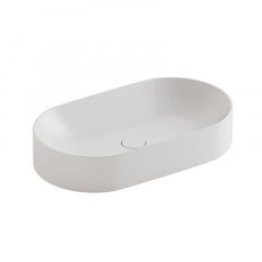 Раковина на столешницу Nic Design Pin 600×370 овальная, белый матовый (001713003) Слов'янськ