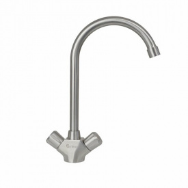 Смеситель для кухни Germece 8634 двухрычажный, хром