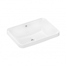 Раковина врезная Hansgrohe Xuniva 550×400 прямоугольная белая (61066450)