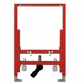 Инсталляция для биде TECE 820×500 с рамкой, красная (9330005)