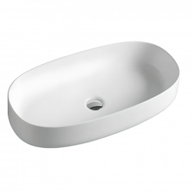 Раковина на столешницу Artceram Cognac 680×350 овальная, белая (COL005 15; 34)